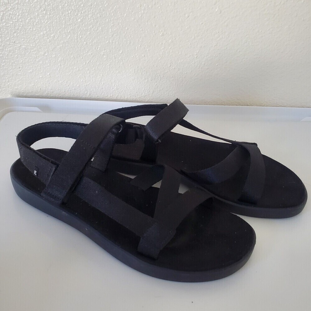 Everlane Women's The ReNew Sport Sandals Black Size 10 100% Recycled Material - Picture 6 of 12